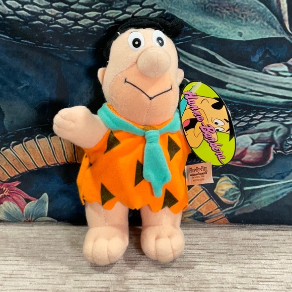 VTG Fred Flintstone Plush 1993 Collectable Soft Plush with Tag - Picture 1 of 5